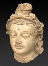 Head of a Bodhisattva, Kushan period, About 3rd/5th century.