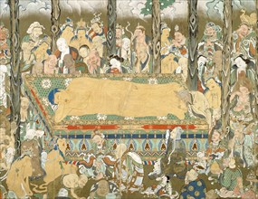 Nehan: Death of the Buddha, late 17th/early 18th century.