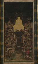 The Buddha Preaching the Perfection of Wisdom (Prajnaparamita) Sutra, 14th century.