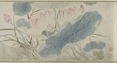Flowering Lotus, Ming dynasty (1368-1644), 1543. Attributed to Chen Chun.