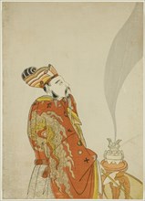 Incense That Revives the Image of the Dead - Emperor Wu of the Han Dynasty, 1765. Attributed to Komatsuya Hyakki.