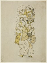 The Fan Peddler, 1765. Attributed to Suzuki Harunobu.