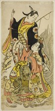 A Modern Version of Urashima Taro, 1730s. Attributed to Torii Kiyomasu II.