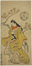 The Actor Hanaoka Miyako, c. 1700. Attributed to Torii Kiyonobu I.