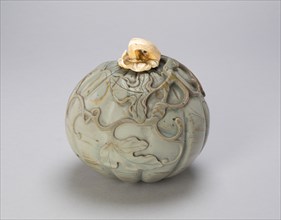 Melon-Shaped Water Pot, Qing dynasty (1644-1911), 18th century.