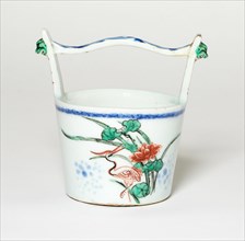 Miniature Water Bucket with Birds by Lotus Flowers, Ming dynasty (1368-1644), Xuande reign mark and period (1425-1435).