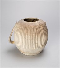 Ovoid Jar with Handle, Warring States period (480-221 B.C.), c. 4th century B.C.