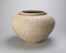 Jar with Basketweave Pattern, Three Kingdoms period (A.D. 220-265), 2nd century A.D.