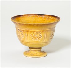 Stem Cup with Florets, Tang dynasty (618-906).