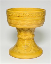 Stemmed Bowl (dou), Qing dynasty (1644-1911), Qianlong reign (1736-95).