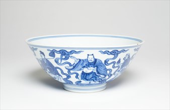 Bowl with the Eight Immortals, Qing dynasty (1644-1911), Qianlong reign mark and period (1736-1795).