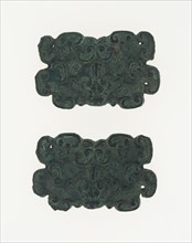 Pair of Ornaments, Eastern Zhou dynasty, Warring States period (480-221 B.C.), c. 4th/3rd century B.C.