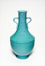 Baluster-Shaped Vase with Loop Handles, Qing dynasty (1644-1911), Qianlong reign mark and period (1736-1795).