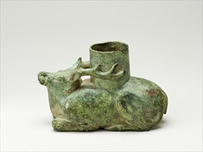 Recumbent Stag, Western Han dynasty (206 B.C.-A.D. 9).