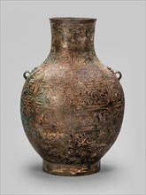 Jar (hu), Eastern Zhou dynasty, Warring States period (475-221 B.C.).