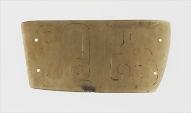 Plaque, Eastern Zhou dynasty, (c. 770-256 B.C.), 7th/6th century B.C.