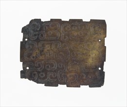 Plaque with Dragons Design, Eastern Zhou period, 8th/7th century B.C.