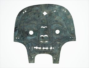 Mask from a Horse Bridle, Western Zhou dynasty ( 1046-771 BC ), about 9th century BC.