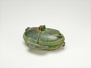 Folding Oil Lamp (Deng), Han dynasty (206 B.C.-A.D. 220).