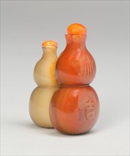 Gourd-Shaped Double Snuff Bottle, Qing dynasty (1644-1911), 1780-1880.