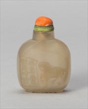 Snuff Bottle with a Horse, Qing dynasty (1644-1911), 1800-1850.