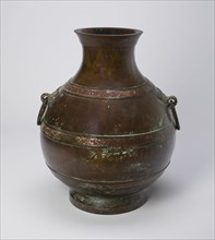 Wine Jar (Hu), Eastern Zhou dynasty, Warring States period or Western Han dynasty, 3rd/2nd century B.C.