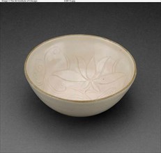 Bowl with Stylized Flowers and Leaves, Style of Northern Song dynasty (960-1127), probably 20th century.