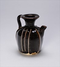 Handled Ewer with Vertical Ribs, Northern Song dynasty (960-1127) or Jin dynasty (1115-1234), 12th/13th century.