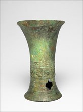 Beaker, Erligang period (about 1600-about1300 BC).