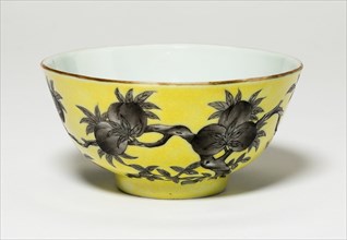 Cup with Peaches, Qing dynasty (1644-1911), Guangxu period (1875-1908), c. 1894.