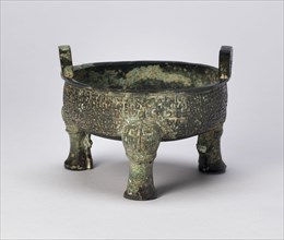 Tripod Food Cauldron (Ding), Eastern Zhou dynasty, Spring and Autumn period (770-481 B.C.), c. 6th century B.C.