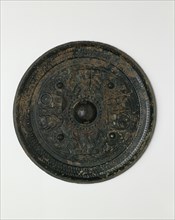 Mirror with Images of Daoist Deities, Eastern Han dynasty (A.D. 25-220), 2nd/3rd century A.D.