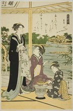 Kuronushi, from the series "Six Immortal Poets (Rokkasen)", c. 1789/90.