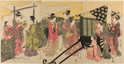Parody of the Yugao Chapter of the Tale of Genji, c. 1795/97.
