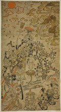 Birth of the Buddha, c. 1710. The young Buddha stands on a lotus flower.