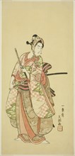 The Actor Sanogawa Ichimatsu II in the Costume of a Fashionable Young Man (Wakashu), c. 1769.