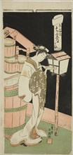 The Courtesan Chibune of the Ebiya House, from the series "Fuji-bumi (Folded Love-letters)", c. 1769/70.