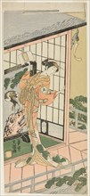 The Actor Iwai Hanshiro IV as Okaru in Act Seven of the Play Chushingura (Treasury of the Forty-seven Loyal Retainers), Performed at the Morita Theater from the Third Day of the Fourth Month, 1769, c....