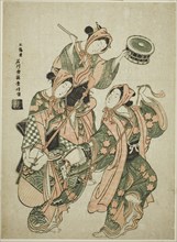 The Hobby Horse Dance (harugoma odori), c. 1750.