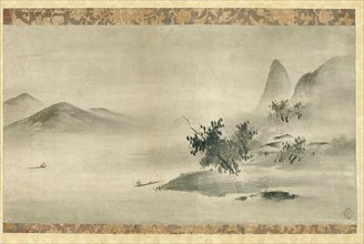 Ink Landscape, Muromachi period, early 16th century.