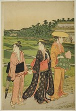 Three Women near Rice Paddies, c. 1780/1801.
