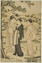 Women Visiting an Inari Shrine, c. 1780/1801.