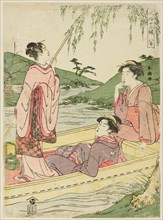 The Eighth Month (Hachigatsu), from the series "Popular Customs of the Twelve Months (Fuzoku juni ko)", c. 1780/1801.