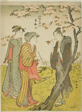Toei Hill (Toeizan), from the series "Five Hills of Edo (Koto no gozan)", c. 1780/1801.