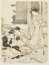 The Sixth Month (Rokugatsu), from the series "Popular Customs of the Twelve Months (Fuzoku juni ko)", c. 1780/1801.
