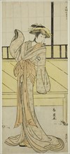 The Actor Segawa Kikunojo III as Okaru in the Play Kanadehon Chushingura, Performed at the Morita Theater in the Eighth Month, 1787, c. 1787.
