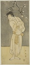 The Actor Sawamura Sojuro III as the Monk Seigen (?) in the Play Saikai Soga Nakamura (?), Performed at the Nakamura Theater (?) in the First Month, 1793 (?), c. 1793.