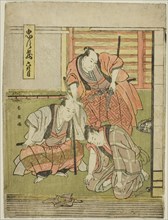 Act Six: Yoichibei's House from the play Chushingura (Treausry of the Forty-seven Loyal Retainers), c. 1795.