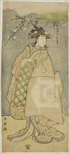 The Actor Iwai Kiyotaro as Kewaizaka no Shosho in the Play Gohiiki no Hana Aikyo Soga, Performed at the Kawarazaki Theater in the First Month, 1794, c. 1794.