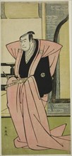 The Actor Otani Oniji III in an Unidentified Role in the Play Yukimi-zuki Eiga Hachi no Ki (?), Performed at the Nakamura Theater (?) in the Eleventh Month, 1787 (?), c. 1787.